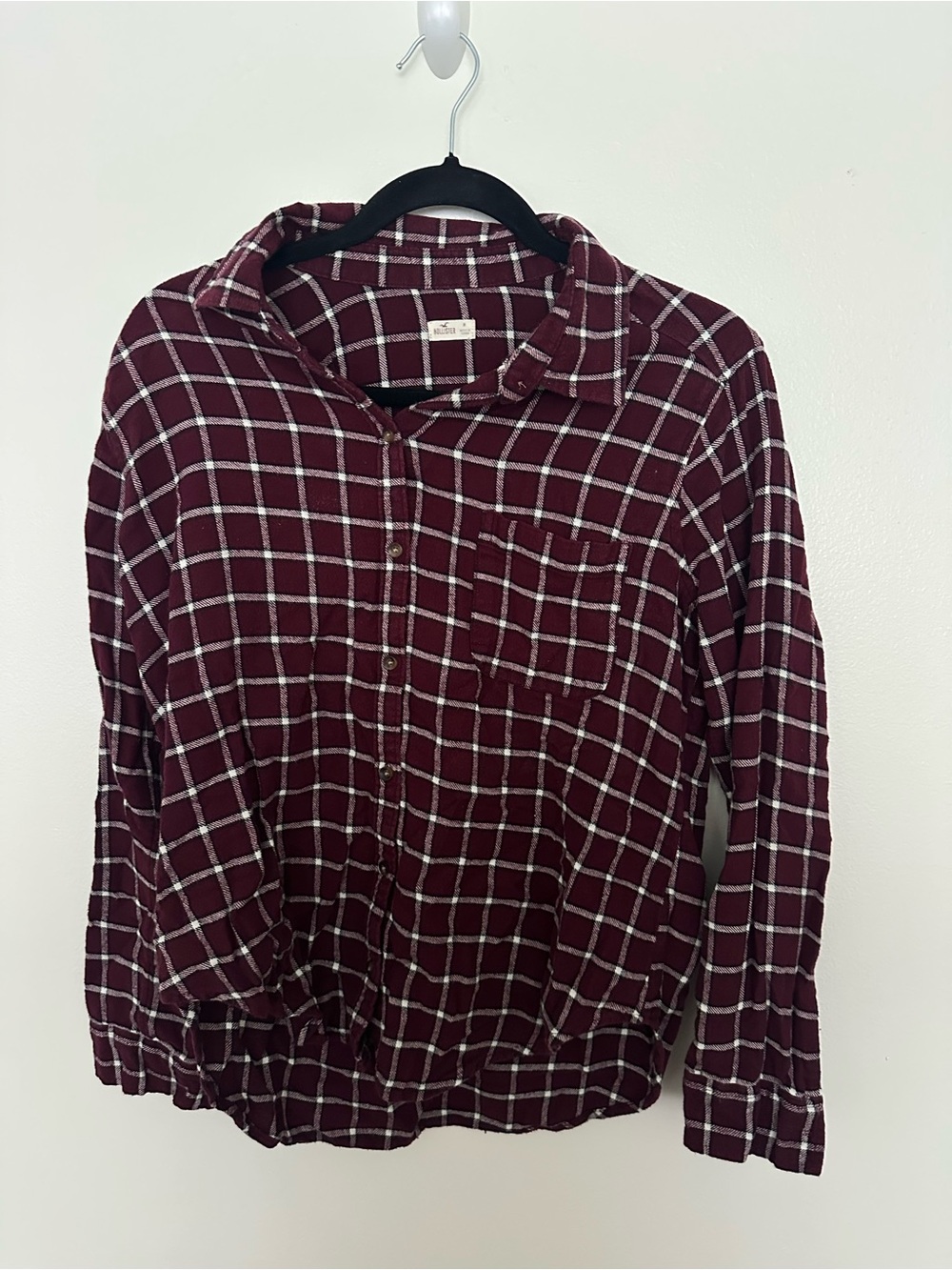 Hollister Women's Maroon Flannel